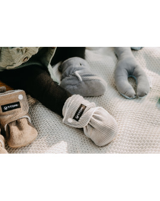 T-TOMI Capačky Grey (6-9 mesiacov) WARM