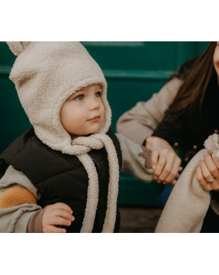 T-TOMI Cap TEDDY Cream (0-3 mesiace)