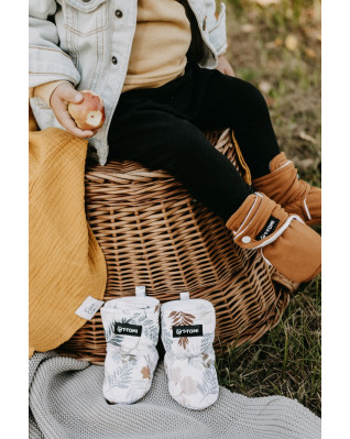 T-TOMI Capačky Flowers (3-6 mesiacov) 