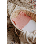 T-TOMI Mušelínová plienka pod hlavičku Pink