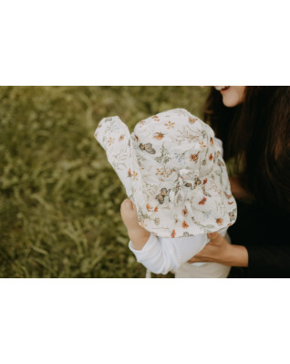 T-TOMI Mušelínový klobúk Meadow (0-6 měsíců)