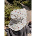 T-TOMI BIO Mušelínový klobúk Meadow (1-2 rokov)