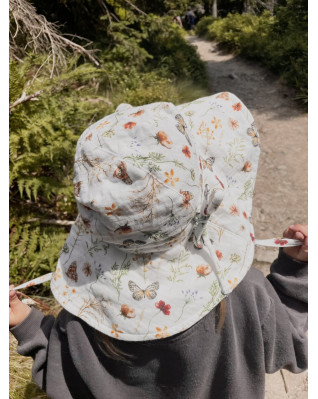 T-TOMI Mušelínový klobúk Meadow (6-12 měsíců)