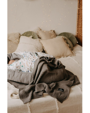 T-TOMI Pletená deka Cream