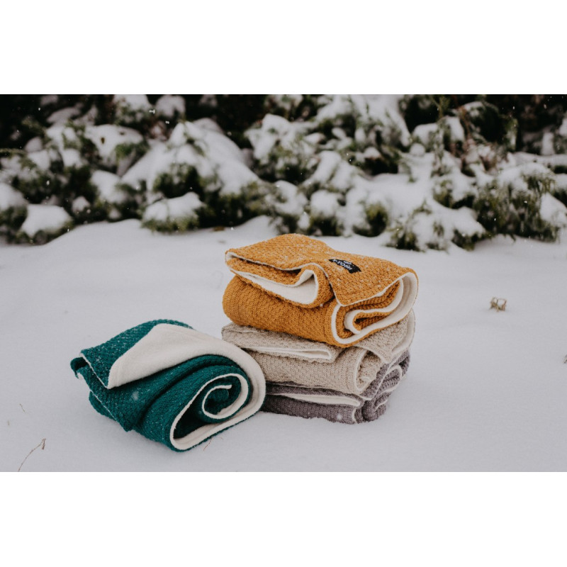 T-TOMI Pletená deka WARM Curry