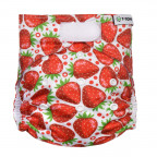 T-TOMI Vrecková plienka (typ AIO) - suchý zips Strawberries