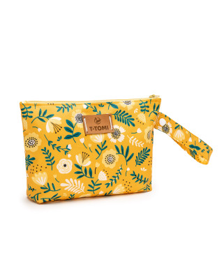 T-TOMI Small Baggie Mustard flowers