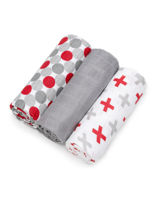 T-TOMI Bambusové plienky Grey bubbles