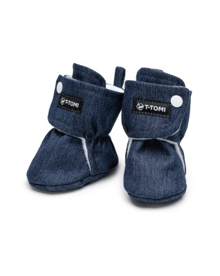 T-TOMI Capačky Navy DENIM (6-9 mesiacov) 