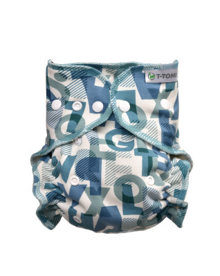 T-TOMI Nohavičková plienka - prebaľovací set patentky Green Alphabet   