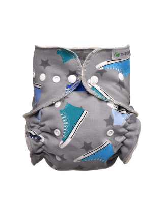 T-TOMI Nohavičková plienka - prebaľovací set patentky Trainers  