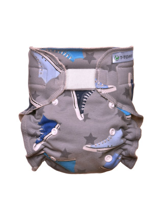 T-TOMI Nohavičková plienka - prebaľovací set suchý zips Trainers  