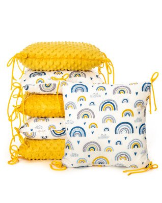 T-TOMI Vankúšikový mantinel MINKY Rainbow