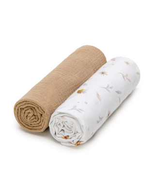 T-TOMI Mušelínové plienky Bee