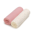 T-TOMI Mušelínové plienky Rose sparkle