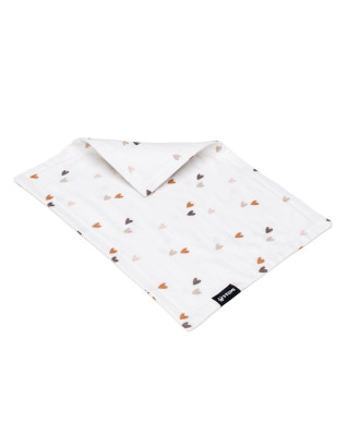 T-TOMI Mušelínová plienka pod hlavičku Love