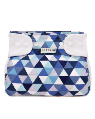 T-TOMI Ortopedické abdukčné nohavičky - patentky Blue triangles (5-9kg) 
