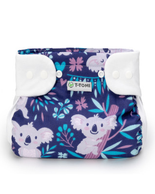 T-TOMI Ortopedické abdukčné nohavičky - patentky Dark koalas (3-6kg) 