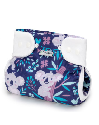 T-TOMI Ortopedické abdukčné nohavičky - patentky Dark koalas (3-6kg) 