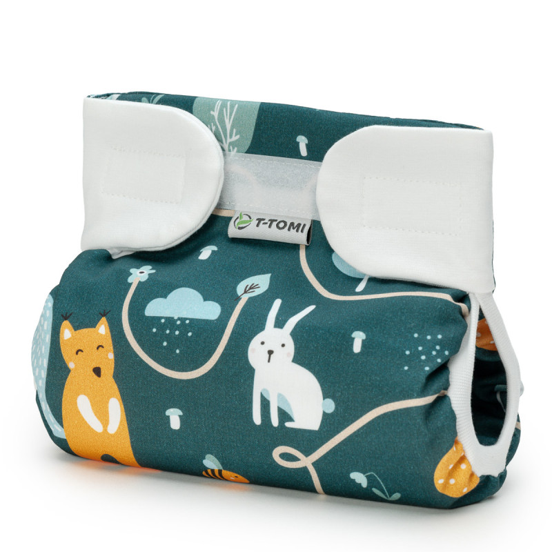 T-TOMI Ortopedické abdukčné nohavičky - suchý zips Animal friends (3-6kg)