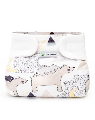 T-TOMI Ortopedické abdukčné nohavičky - suchý zips Bears (3-6kg)