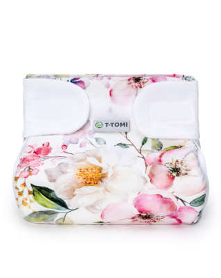 T-TOMI Ortopedické abdukčné nohavičky - suchý zips Blossoms (5-9kg)