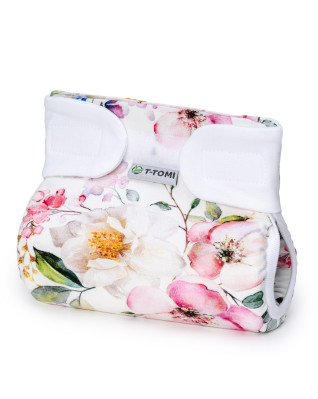 T-TOMI Ortopedické abdukčné nohavičky - suchý zips Blossoms (5-9kg)