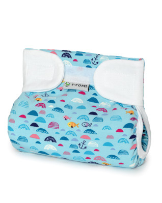 T-TOMI Ortopedické abdukčné nohavičky - suchý zips Blue sea (3-6kg)