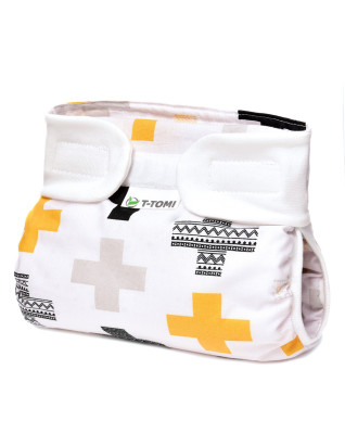 T-TOMI Ortopedické abdukčné nohavičky - suchý zips Crosses (5-9kg)