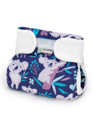 T-TOMI Ortopedické abdukčné nohavičky - suchý zips Dark koalas (do 3kg)