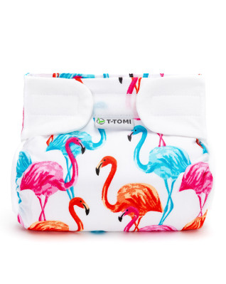 T-TOMI Ortopedické abdukčné nohavičky - suchý zips Flamingo (5-9kg)