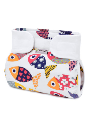 T-TOMI Ortopedické abdukčné nohavičky - suchý zips Fun fish (do 3kg)