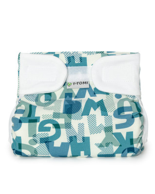 T-TOMI Ortopedické abdukčné nohavičky - suchý zips Green alphabet (5-9kg)