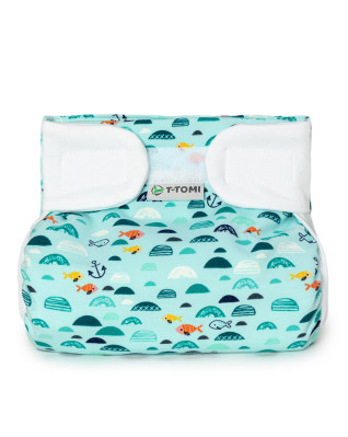 T-TOMI Ortopedické abdukčné nohavičky - suchý zips Green sea (5-9kg)