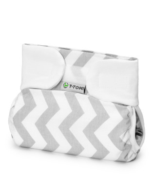T-TOMI Ortopedické abdukčné nohavičky - suchý zips Grey zig-zag (3-6kg)