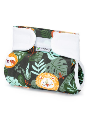 T-TOMI Ortopedické abdukčné nohavičky PLUS - suchý zips Jungle (5-9kg)