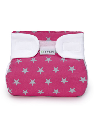 T-TOMI Ortopedické abdukčné nohavičky - suchý zips Magenta (3-6kg)