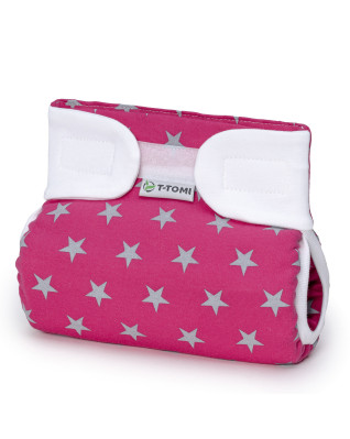 T-TOMI Ortopedické abdukčné nohavičky - suchý zips Magenta (do 3kg)