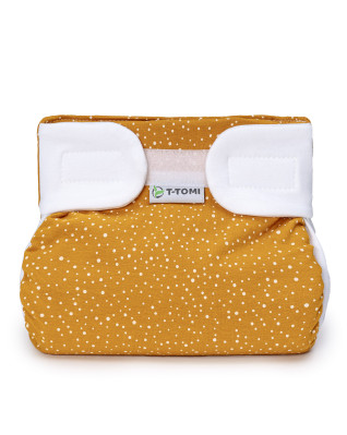 T-TOMI Ortopedické abdukčné nohavičky - suchý zips Mustard (3-6kg)