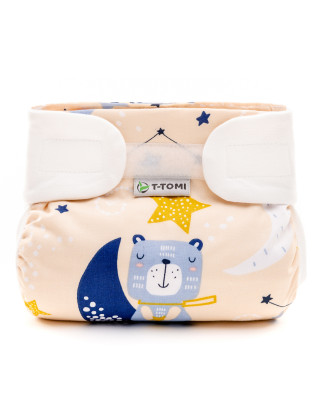 T-TOMI Ortopedické abdukčné nohavičky - suchý zips Night bears (5-9kg)