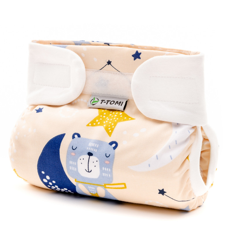 T-TOMI Ortopedické abdukčné nohavičky - suchý zips Night bears (3-6kg)