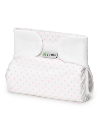 T-TOMI Ortopedické abdukčné nohavičky PLUS - suchý zips Pink dots (5-9kg)