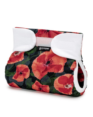 T-TOMI Ortopedické abdukčné nohavičky - suchý zips Poppies (3-6kg)