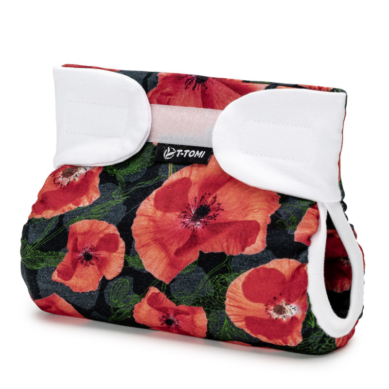 T-TOMI Ortopedické abdukčné nohavičky - suchý zips Poppies (5-9kg)
