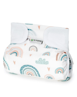 T-TOMI Ortopedické abdukčné nohavičky - suchý zips Rainbow (do 3kg)