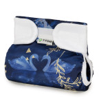 T-TOMI Ortopedické abdukčné nohavičky - suchý zips Swan lake (3-6kg)