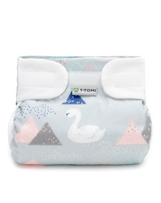 T-TOMI Ortopedické abdukčné nohavičky PLUS - suchý zips Swan (5-9kg)