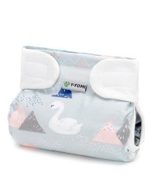 T-TOMI Ortopedické abdukčné nohavičky PLUS - suchý zips Swan (5-9kg)