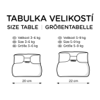 T-TOMI Ortopedické abdukčné nohavičky - suchý zips Blue bears (3-6kg)