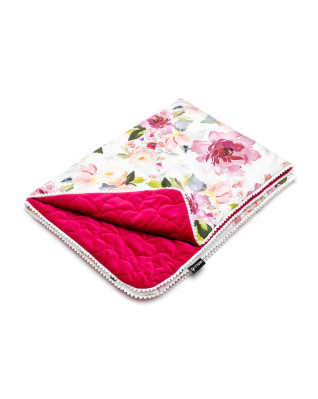 T-TOMI Detská prikrývka Watercolor flowers